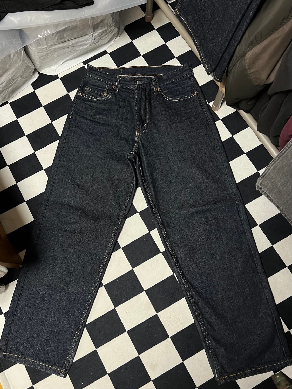 [30X32] 리바이스 578 배기 와이드 핏 청바지 다크 인디고 데님 상품이미지3