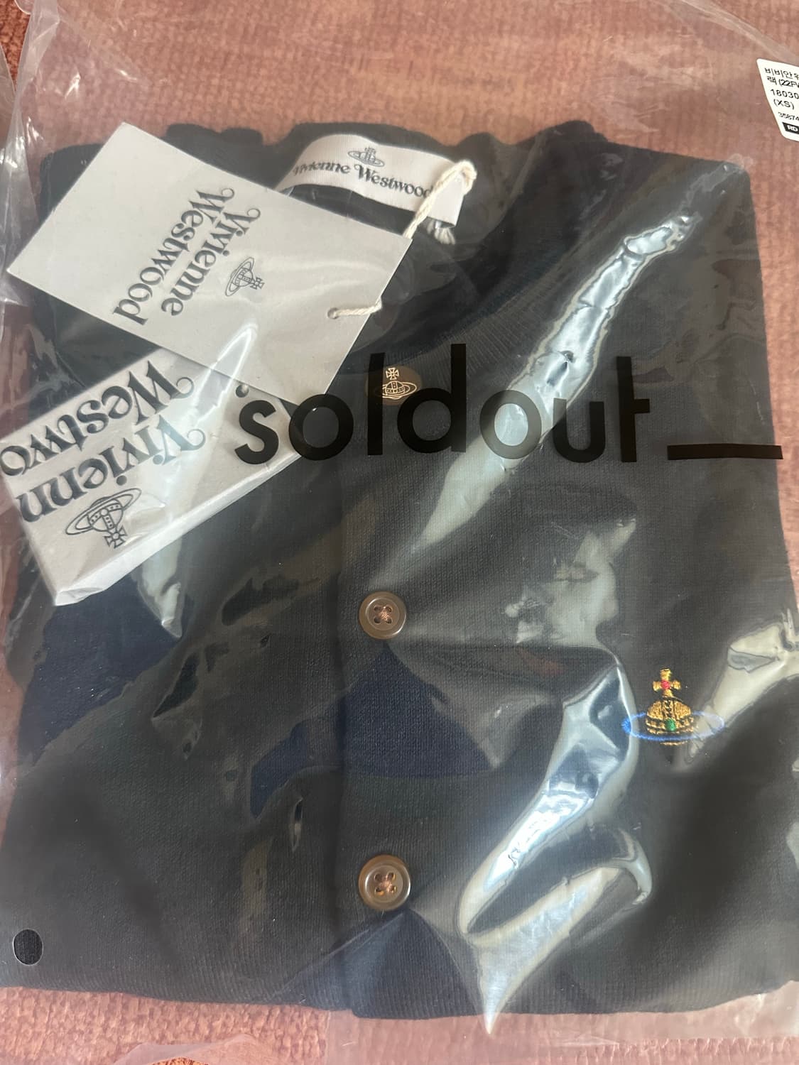 [XS] 비비안 웨스트우드 베아 가디건 블랙 상품이미지2