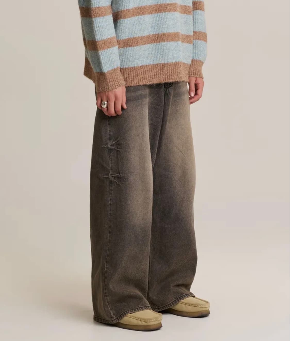 슈퍼서브 워싱 와이드 데님 상품이미지2