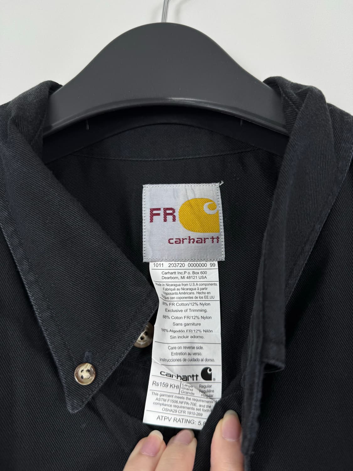 b68) 칼하트 워크 셔츠 상품이미지3