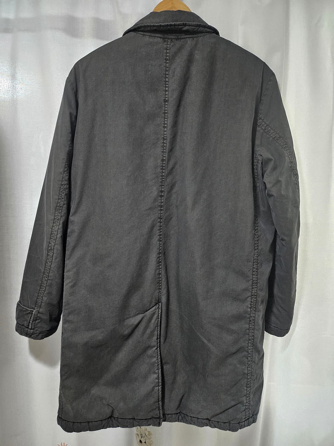 시리즈 피그먼트 다잉 구스다운 코트 그레이 100 상품이미지2