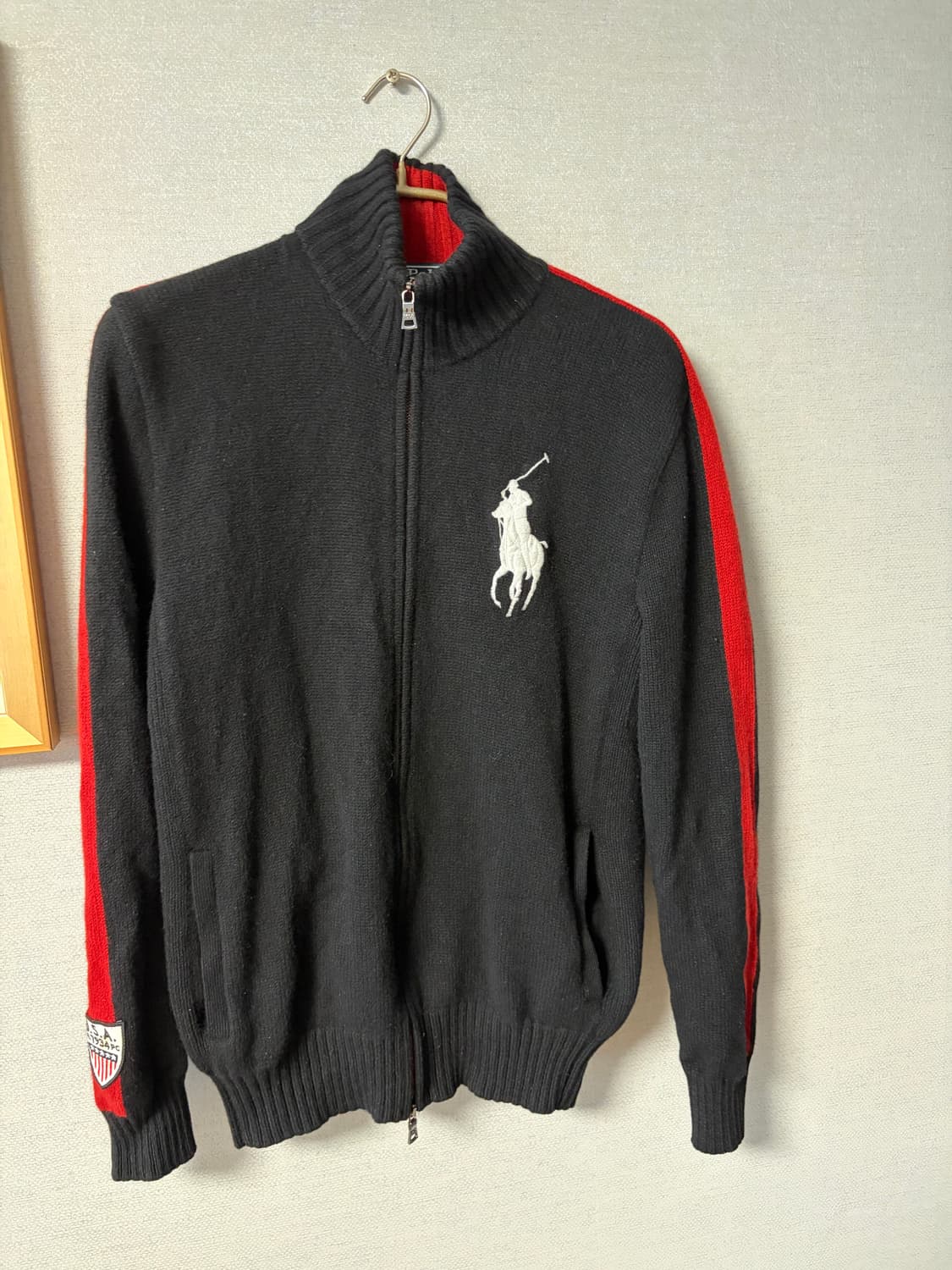 폴로 빅포니 USA니트집업 상품이미지1