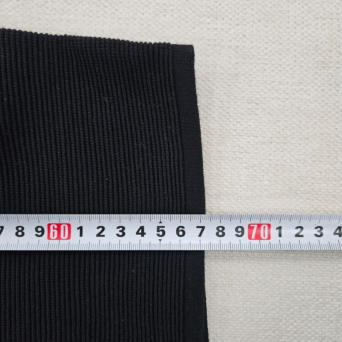 [L] 새상품 유니클로 골지 니트 펜슬미디 스커트 0114YH1 상품이미지8