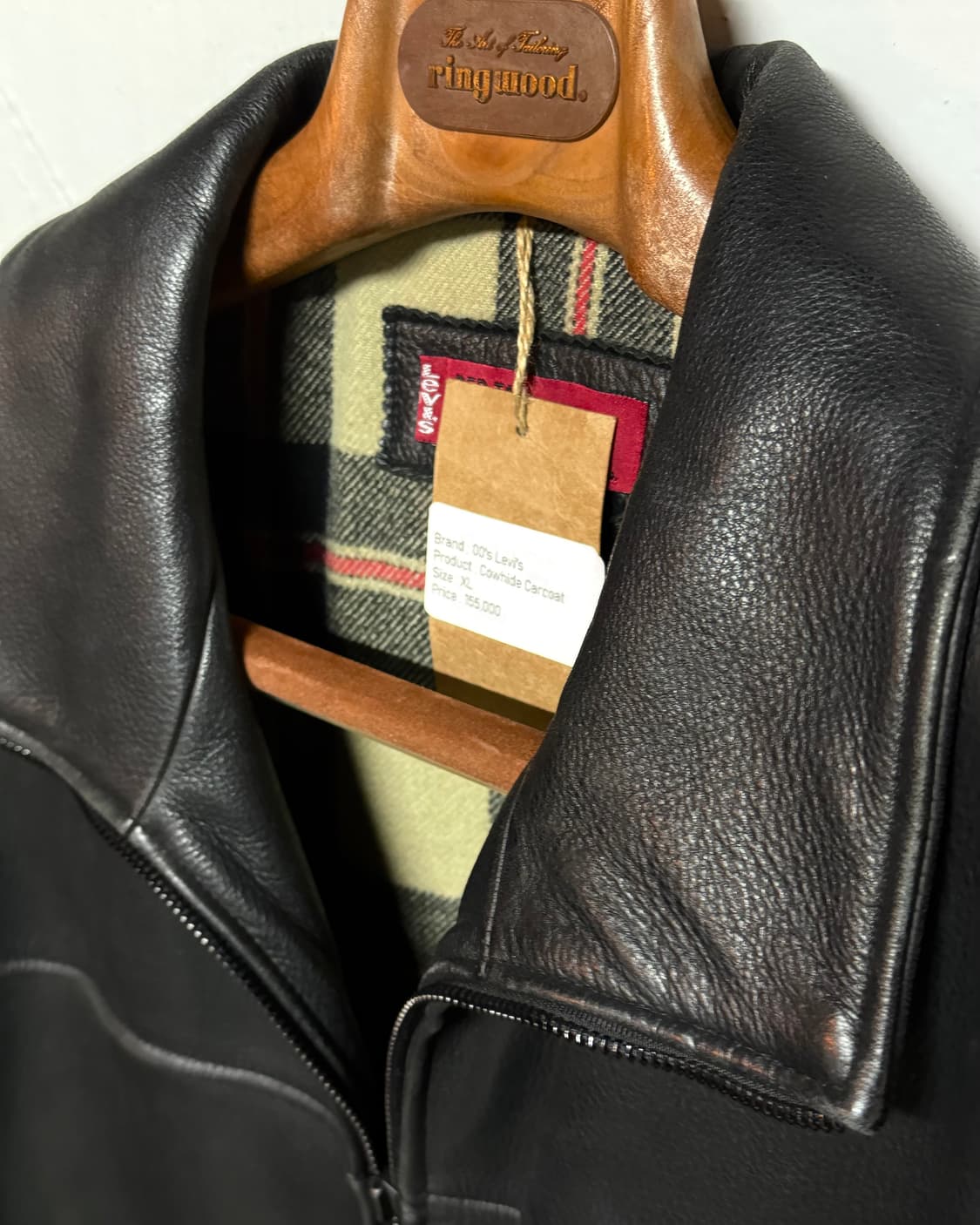 00‘s 리바이스 카우하이드 카코트 XL 상품이미지2