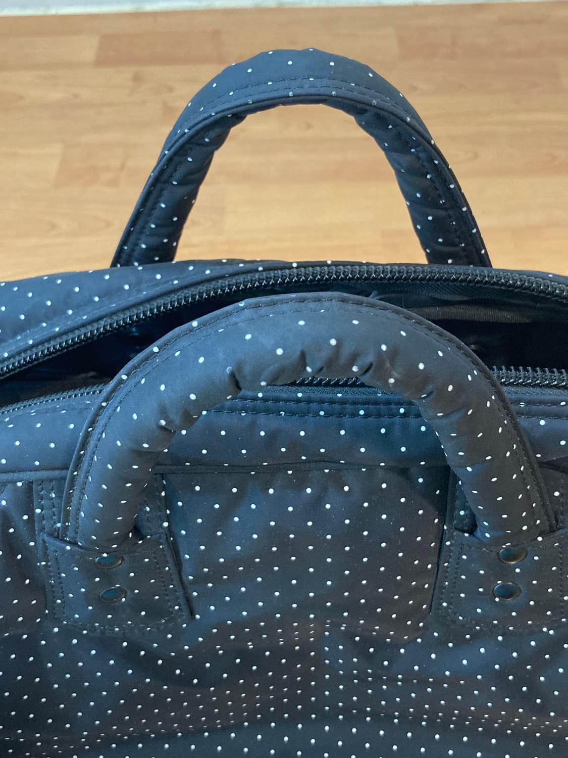 포터 porter 헤드포터 블랙뷰티 도트 땡땡이 탱커 보스톤 백 상품이미지3