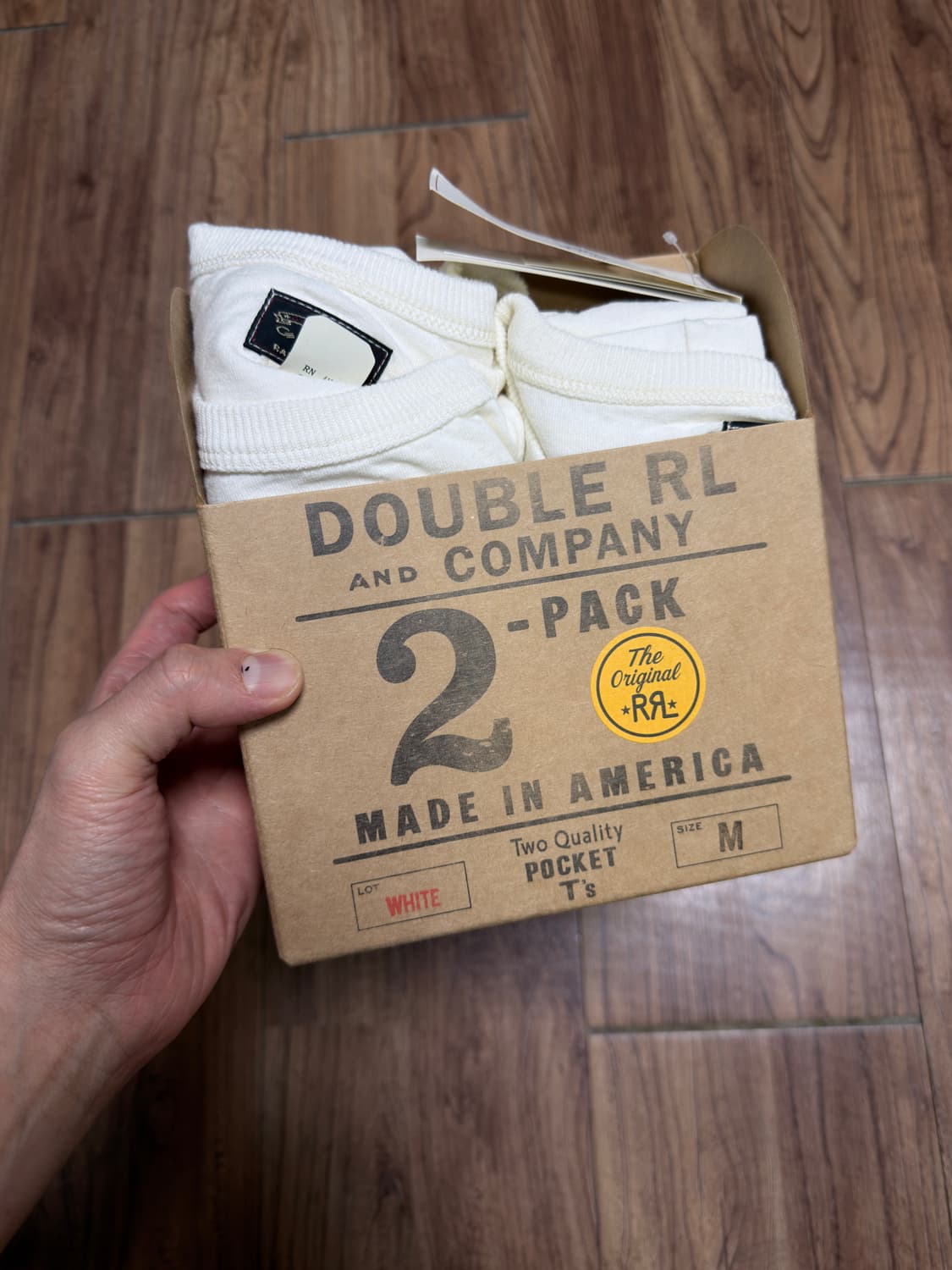 RRL 가먼트 다이포켓 티셔츠 투팩 M 상품이미지1