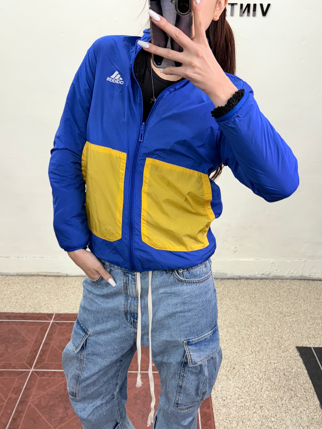 아디다스 리버시블 뽀글 후리스 상품이미지4