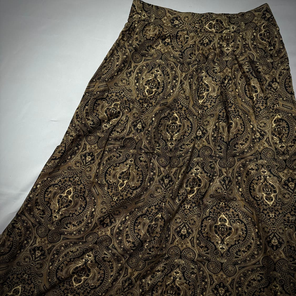 [90s Jones Wear Paisley Long Skirt] 상품이미지1