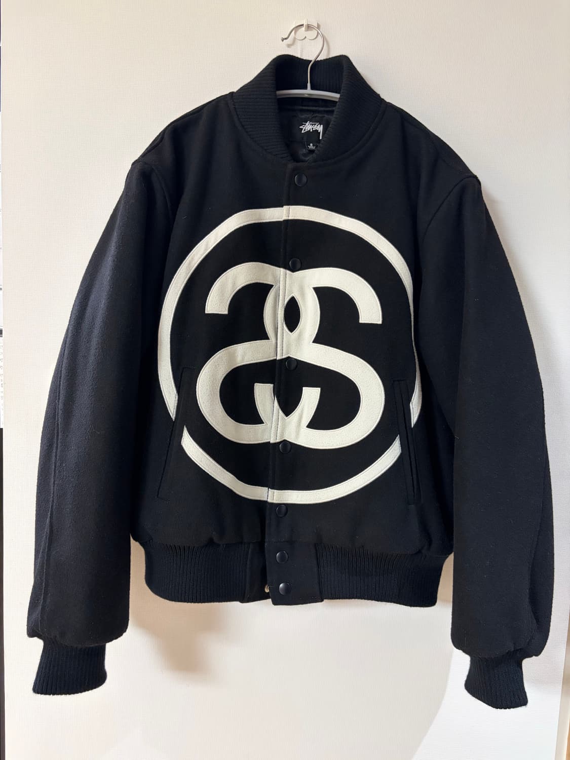 스투시 SS 링크 바시티자켓 (블랙) 상품이미지1