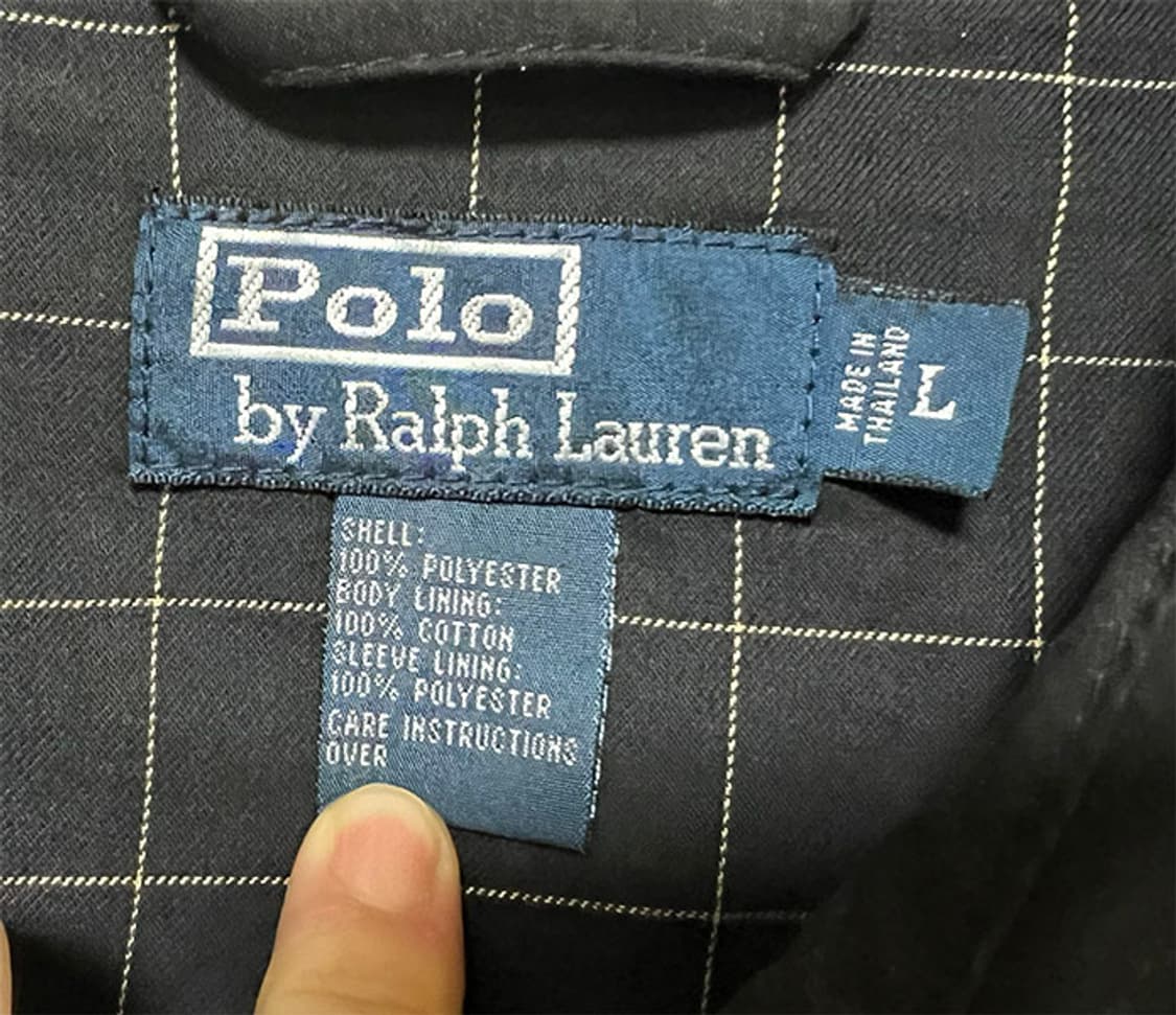 POLO 남자 스윙탑 블루종 춘추 블랙 캐주얼 XXL 110  상품이미지4