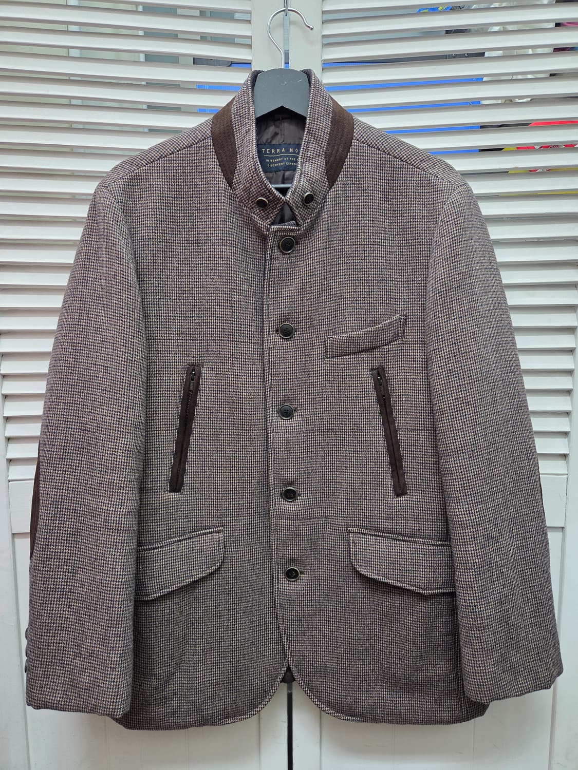 올젠 테라노바 울 체크 자켓 상품이미지2