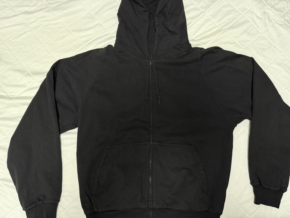 이지갭 후드집업 h14b 블랙 m yeezy yzy 상품이미지2