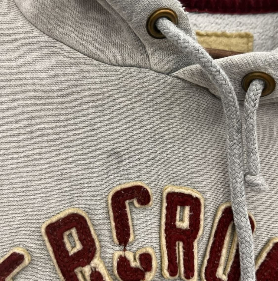 아베크롬비 Y2K 빈티지 오버핏 약기모 후드티 M C07327 상품이미지7