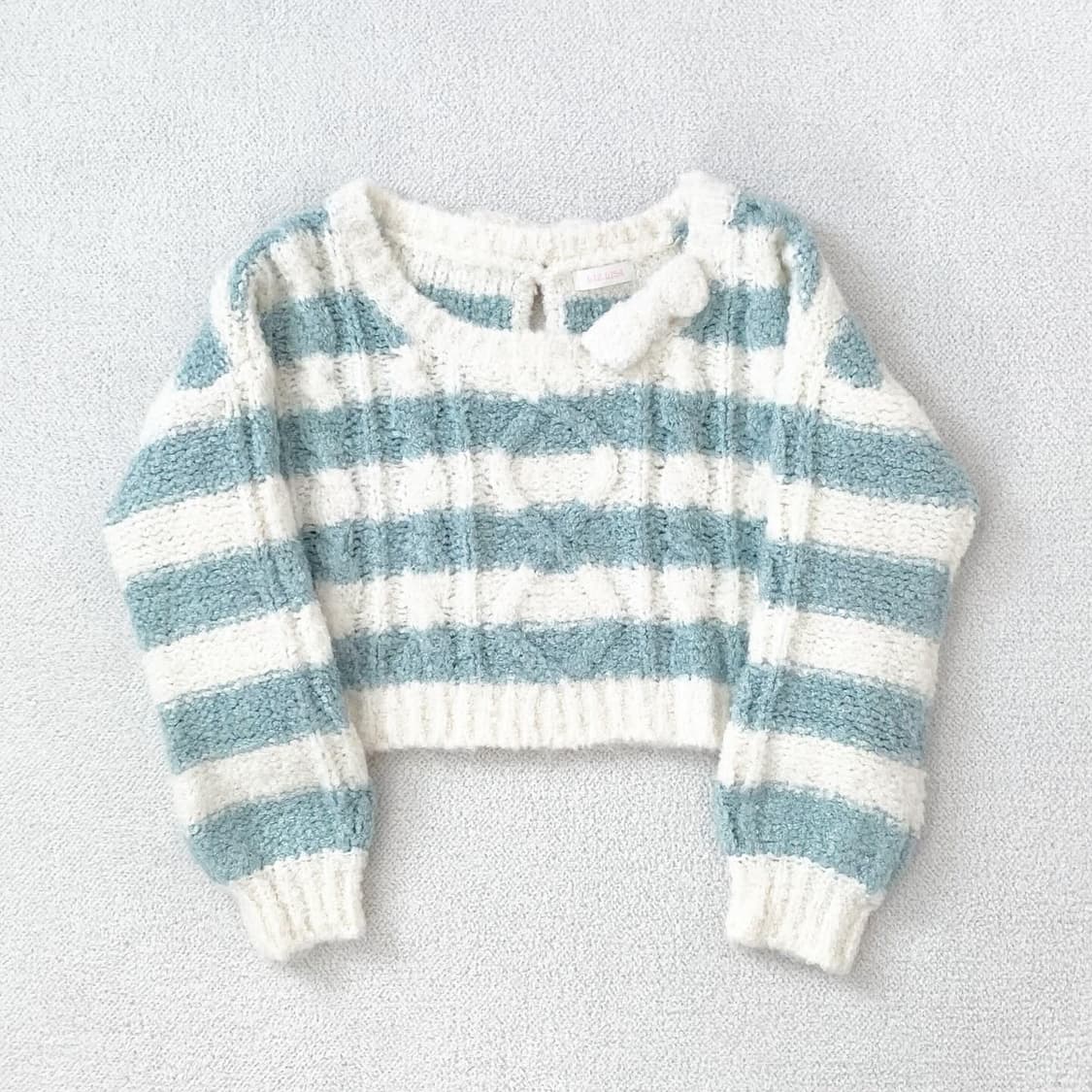 리즈리사 베이비블루 리본 스트라이프nt 상품이미지1