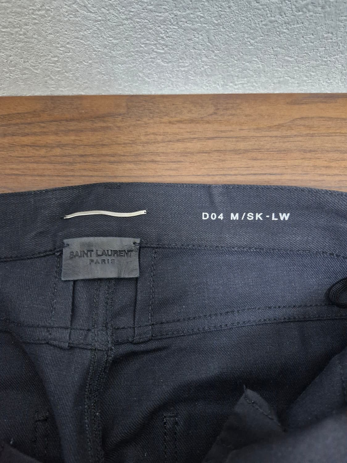 [31] SLP 생로랑 FW13 D04 레더 패널 지퍼 바이커 진 상품이미지8