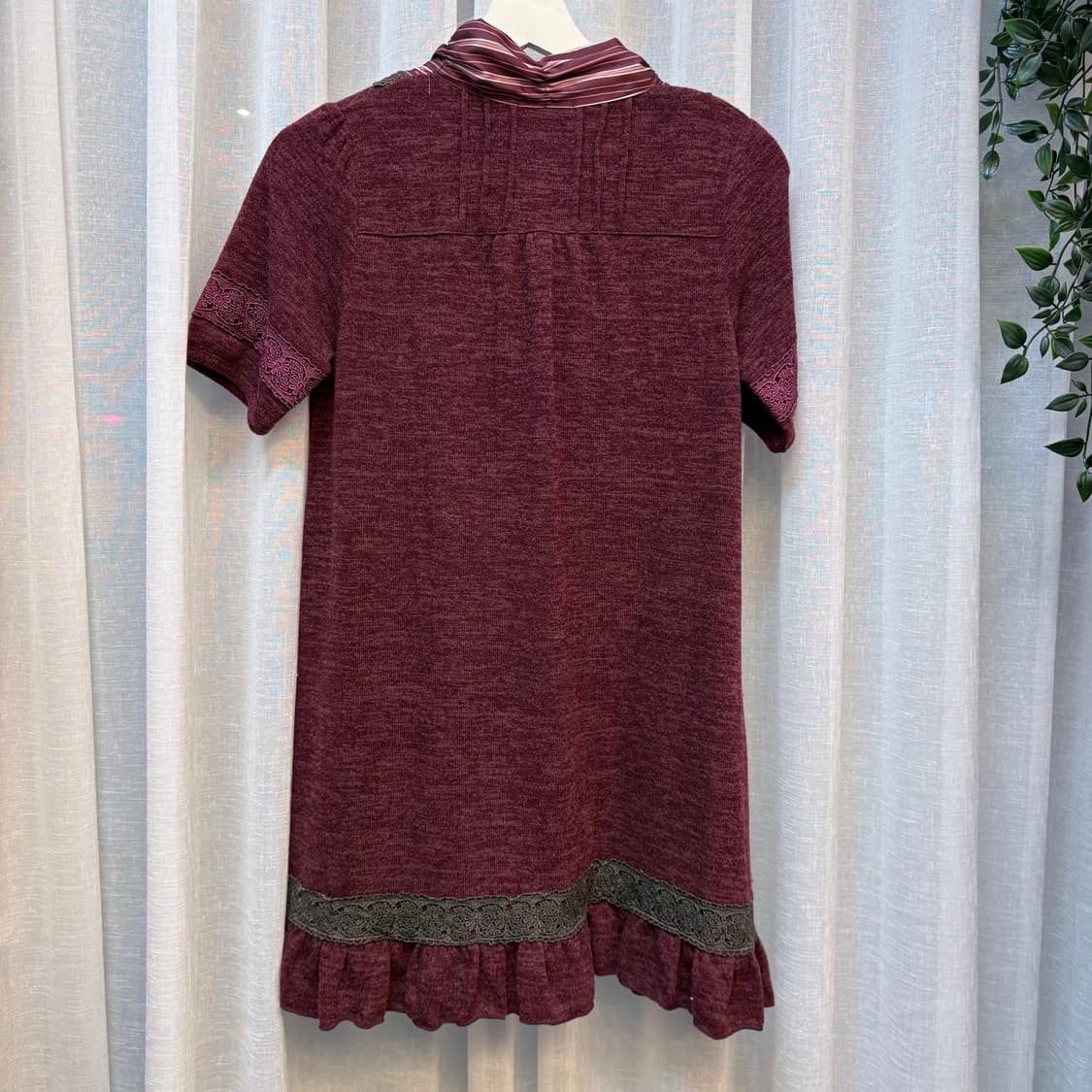 엑시즈팜 스트라이프리본타이 드레스 상품이미지4