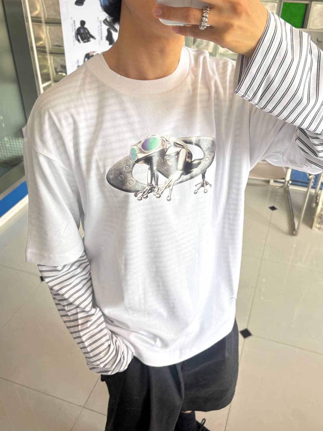 Enhance Qdc SS Tee Frog 5.0 FOA409028 상품이미지1