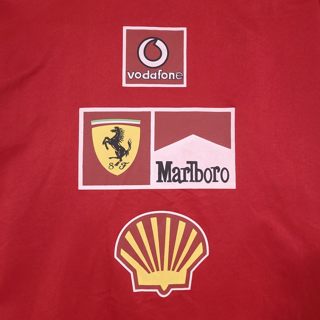 SPOL 빈티지 페라리 말보로 보다폰 스폰서 바람막이 집업 자켓 XL 상품이미지9