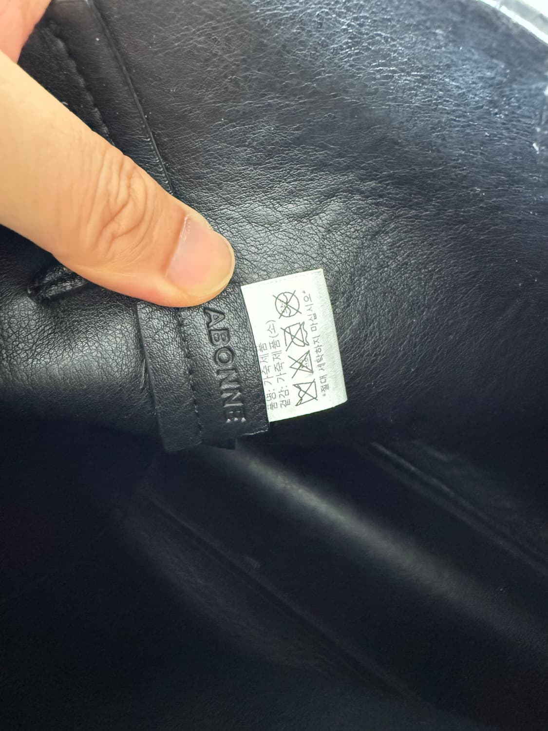 Pre owned 레더 숄더백 상품이미지7