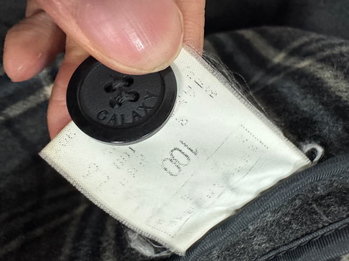 갤럭시 떡볶이 더플 집업 코트 L ~~ XL 상품이미지4