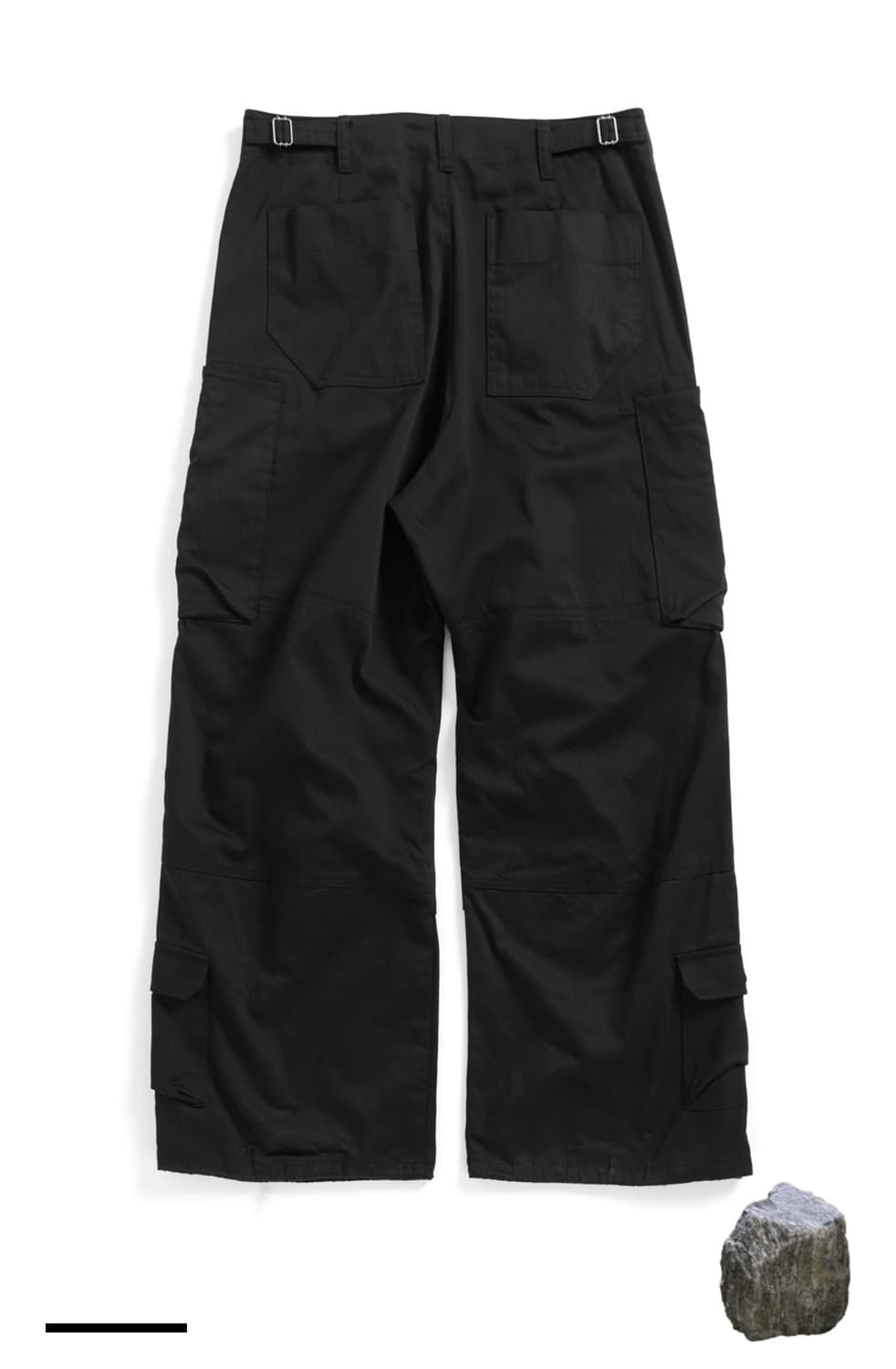 해칭룸 집 카고 팬츠 블랙 4 Zip Cargo Pants 상품이미지2