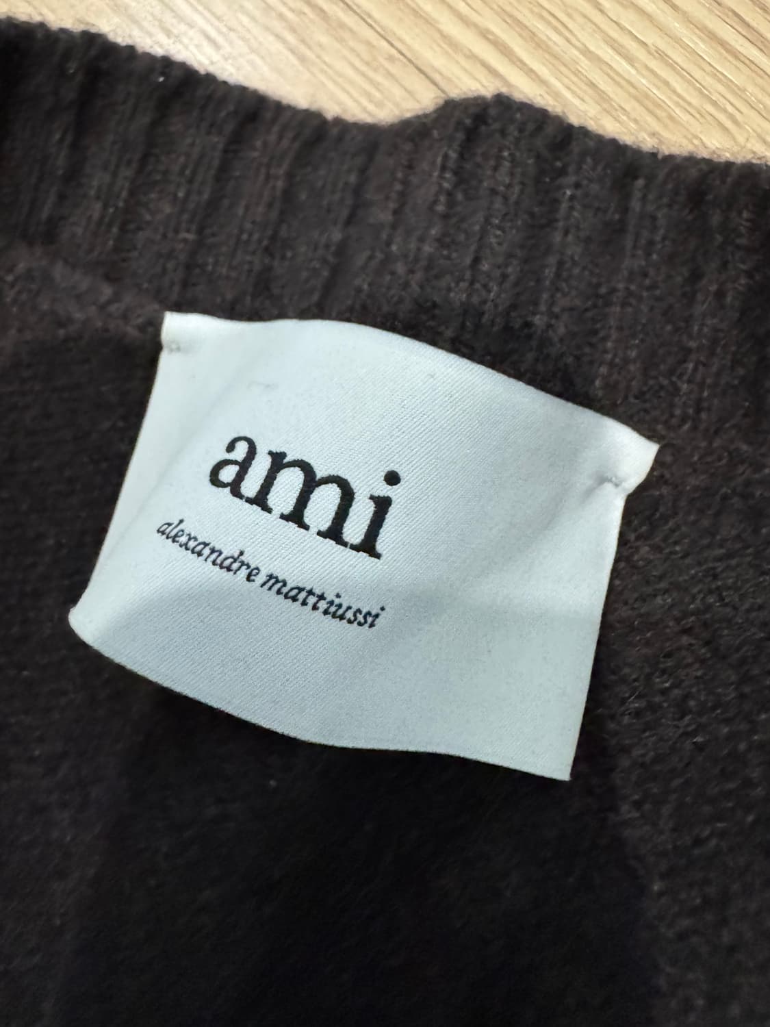 ami 캐시미어 드 꾀흐 크루넥 스웨터 상품이미지4