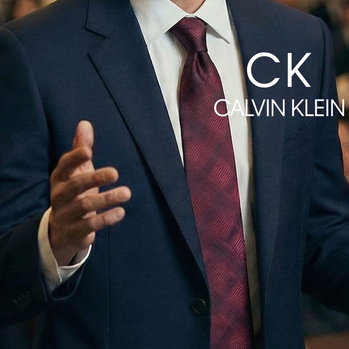 캘빈클라인 실크 와인 패턴 넥타이 8.8cm A+등급 K1678
 상품이미지1