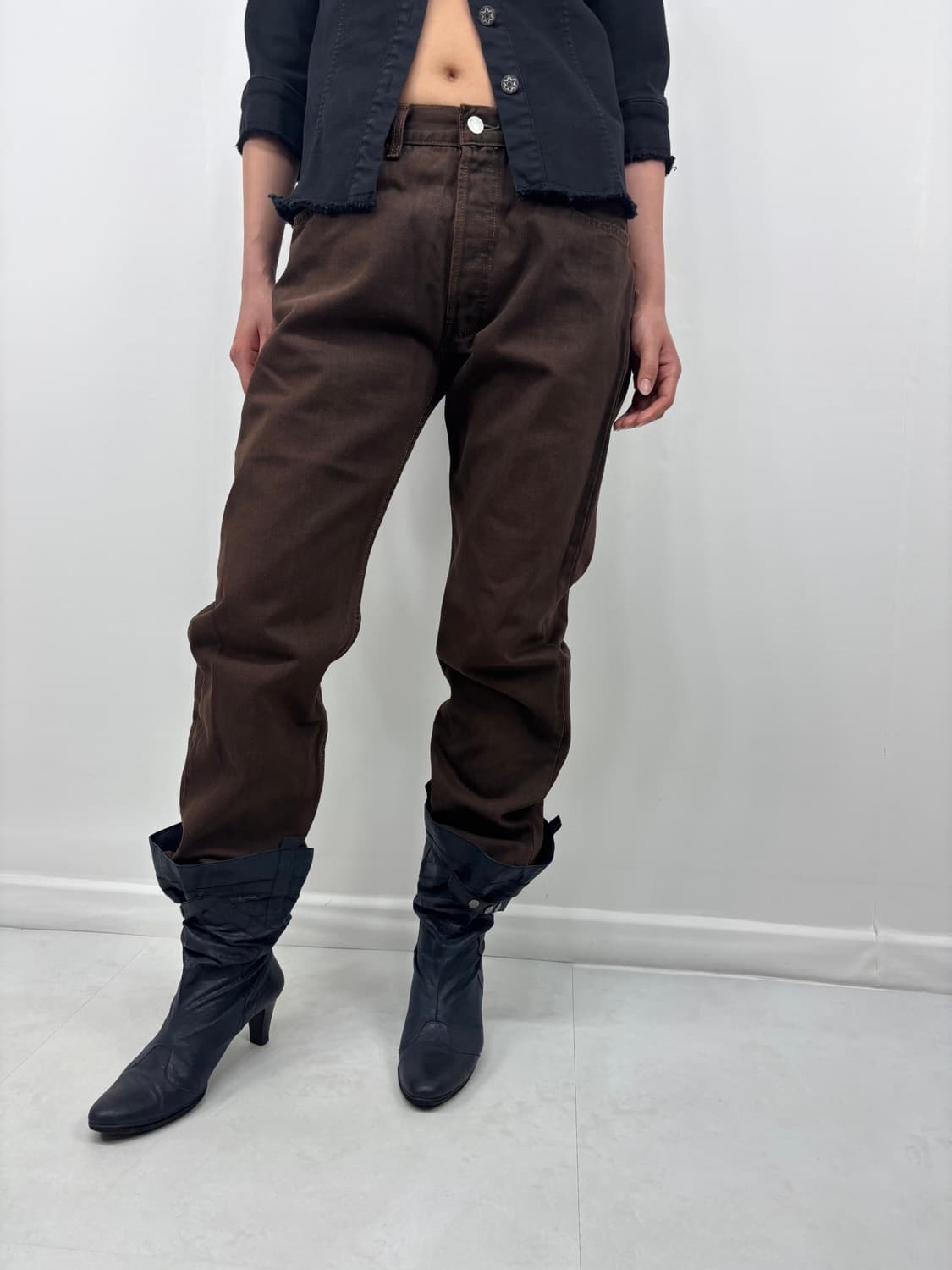 LEVIS 501 WASHED BROWN 상품이미지5