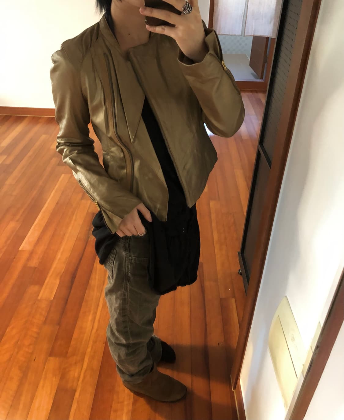 Armani exchange lambskin leather jk  상품이미지6