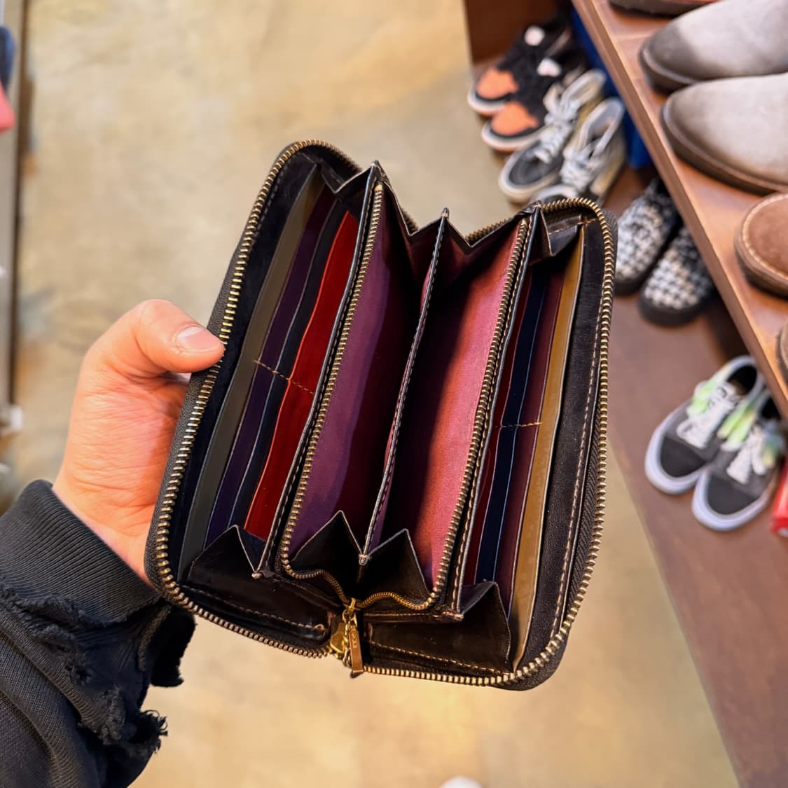 타케오 키쿠치 이탈리아 천연가죽 레더 장지갑 상품이미지1