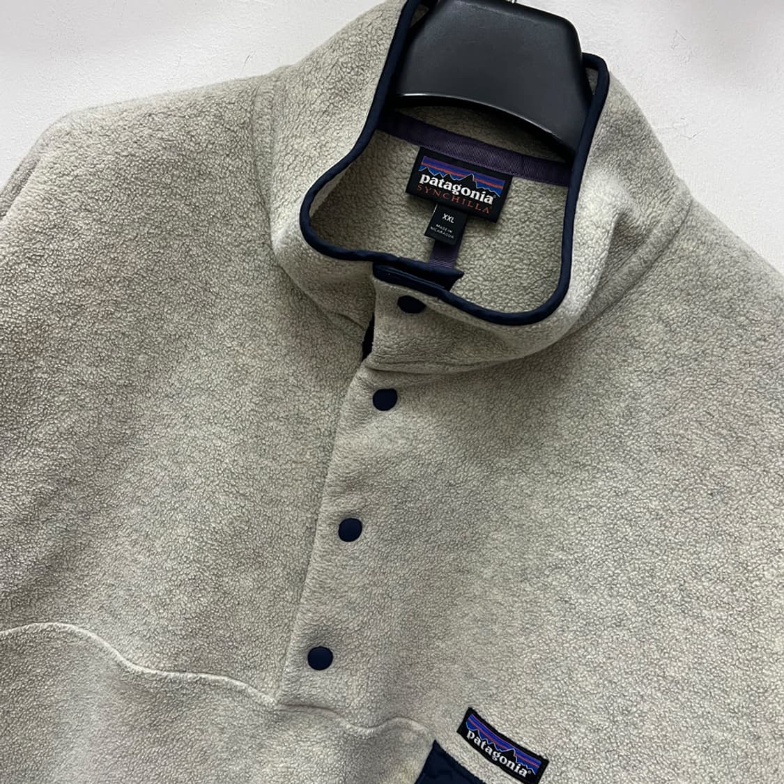 파타고니아 신칠라 스냅티 오트밀 풀오버 플리스 2XL 상품이미지3