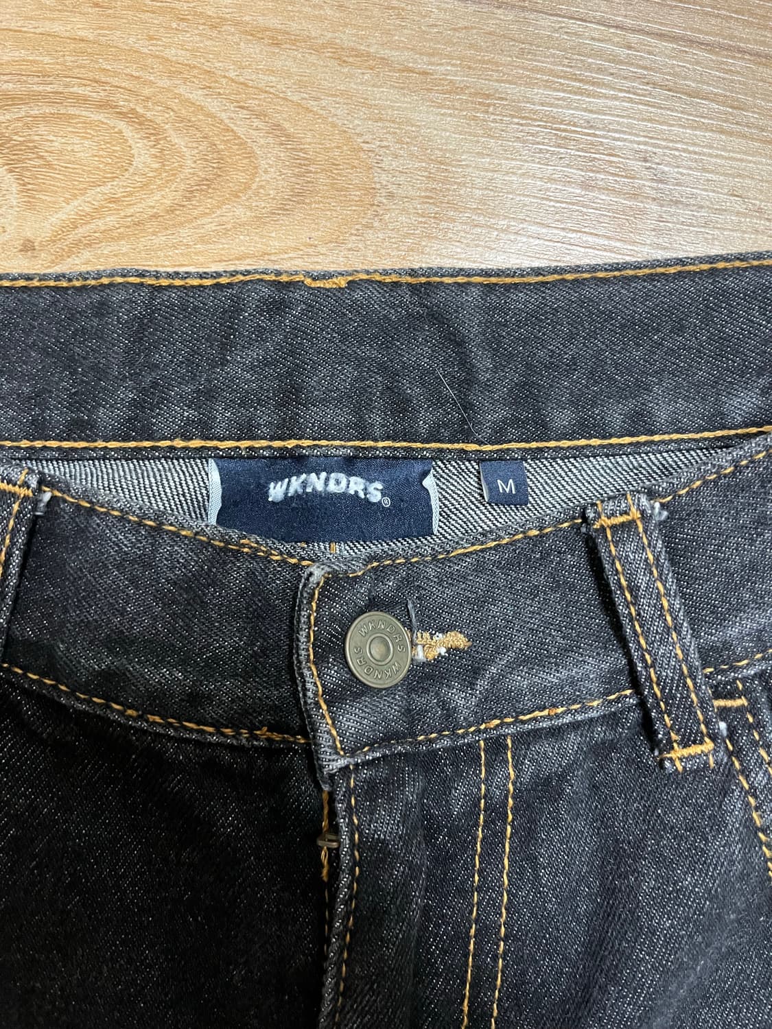 WKNDRS DWARF DENIM PANTS (BLACK) M 상품이미지4
