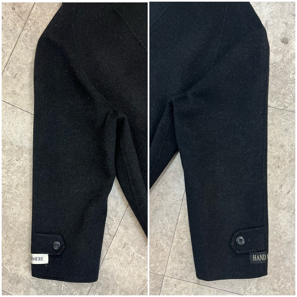 올레그 카시니 캐시미어 롱코트 블랙 #csz3035 상품이미지9