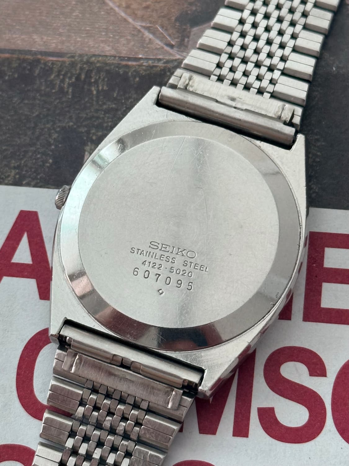 Seiko 세이코 쿼츠 스퀘어 1976 상품이미지3