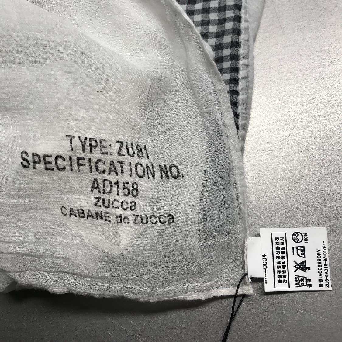 ZUCCA 주카 배색 스카프  상품이미지4