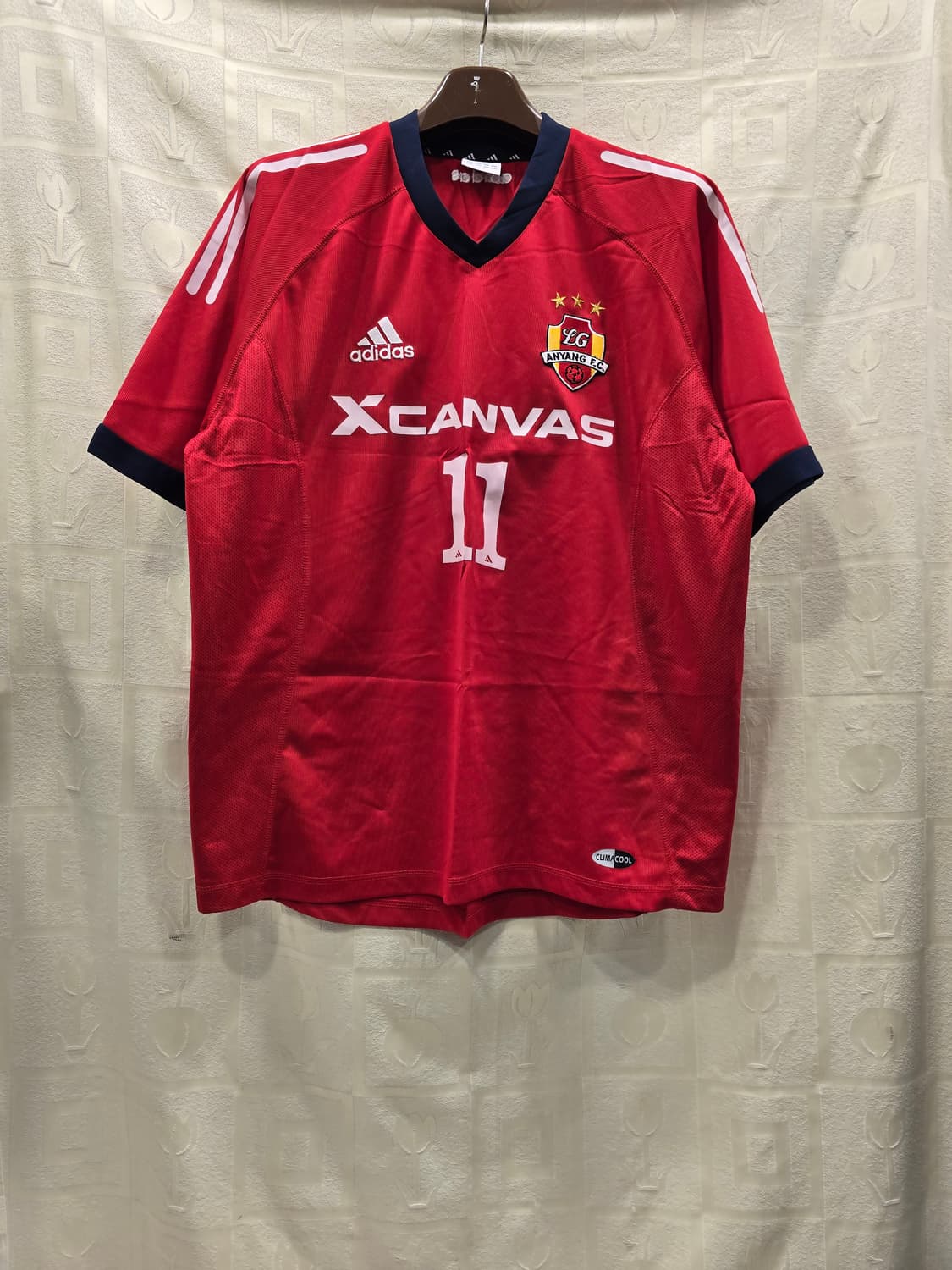 새상품) 레어템 아디다스 LG 안양 FC 유니폼 110 상품이미지1