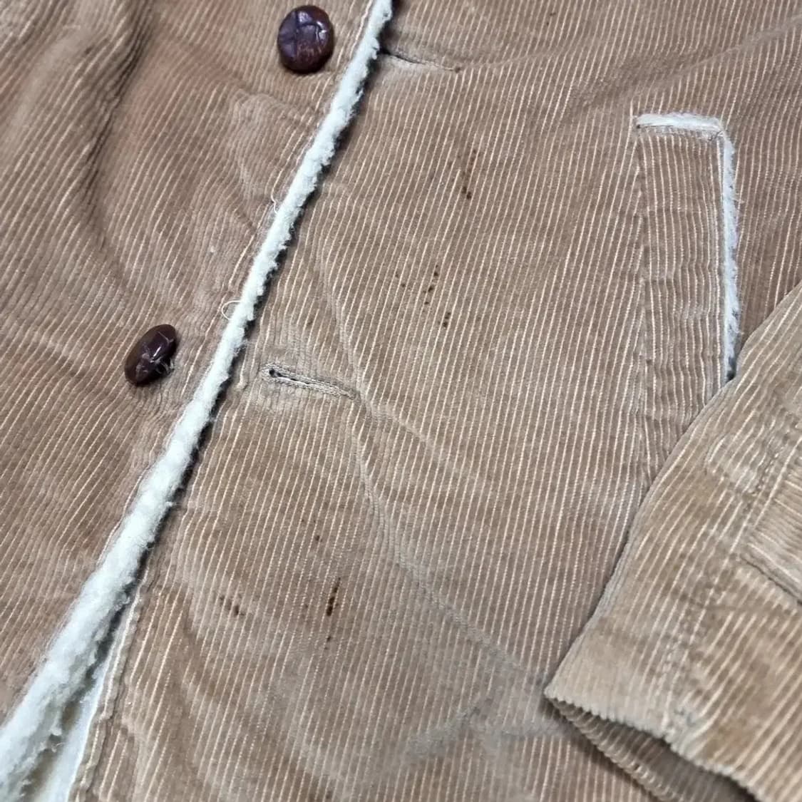 미제 핑거헛 메이드인usa 70s 코듀로이 양털 안감 자켓(100) 상품이미지2