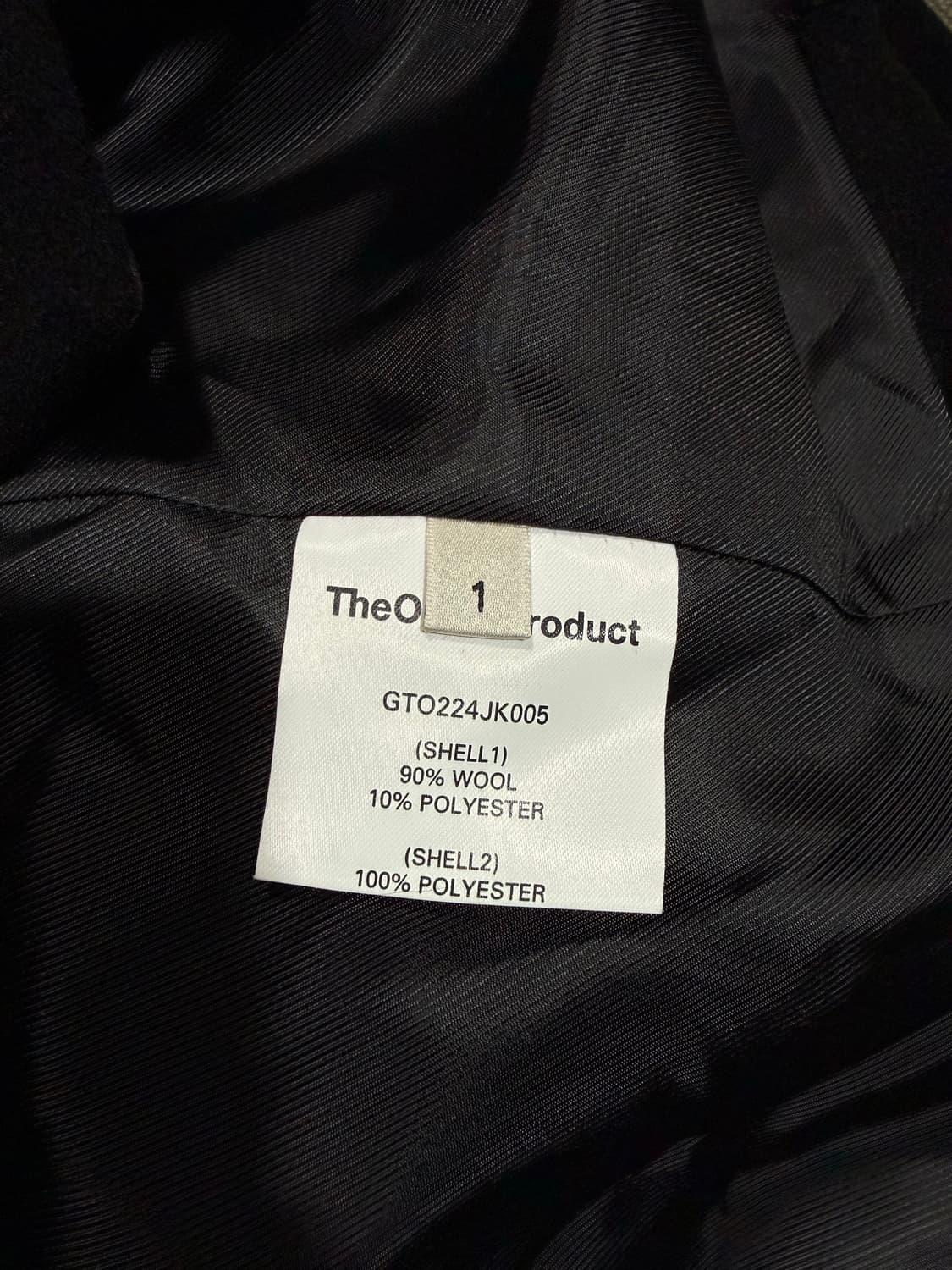 TheOpen Product 더오픈 프로덕트 울 크롭 블레이저 상품이미지4