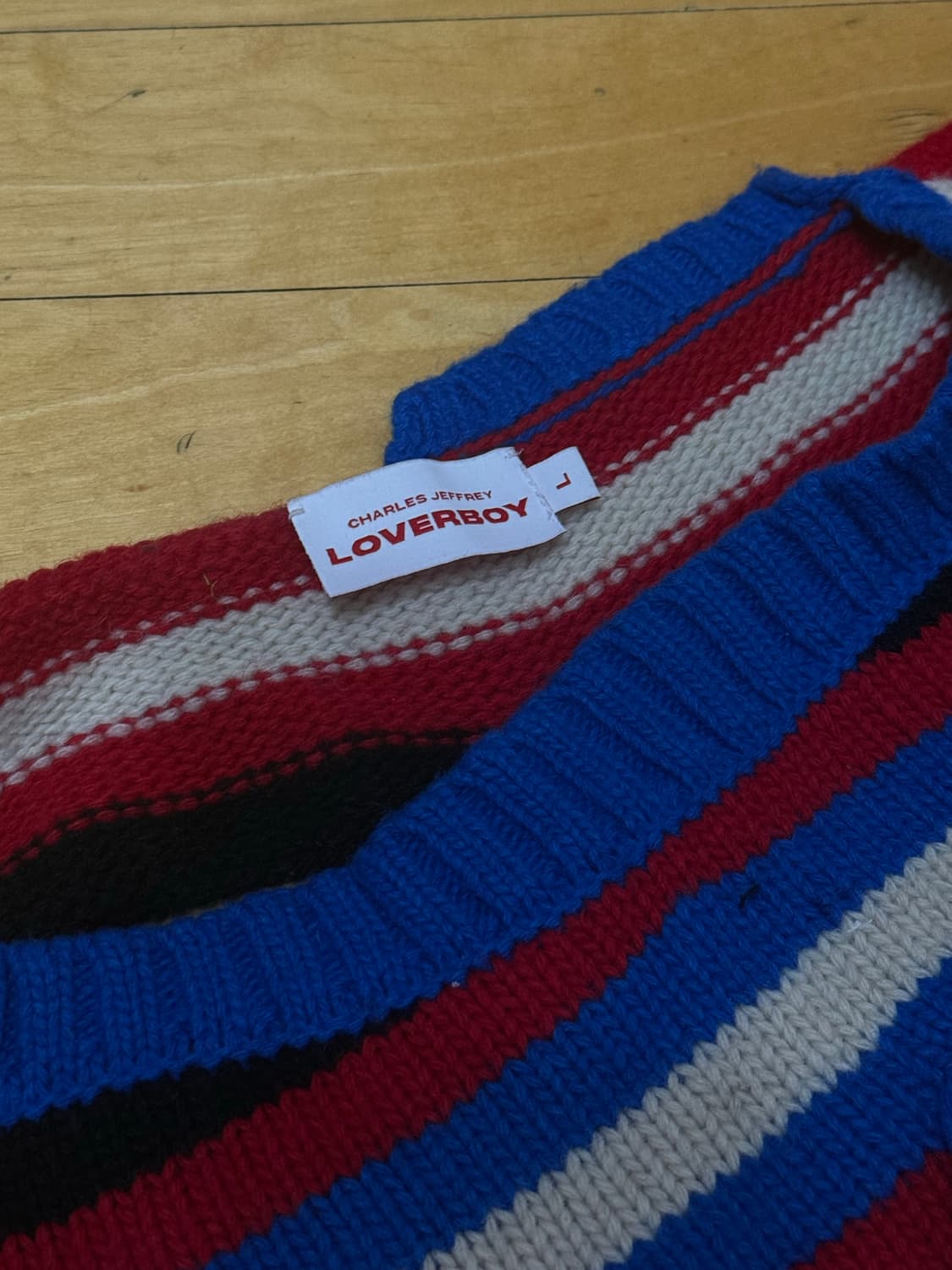 찰스제프리 러버보이 스프라이트 니트 L 상품이미지3