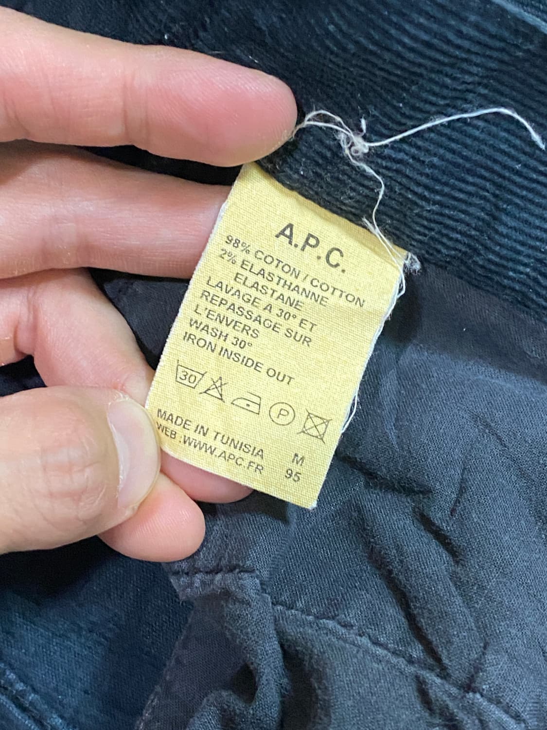 아페쎄 코듀로이 팬츠 다크 그린 28 상품이미지6