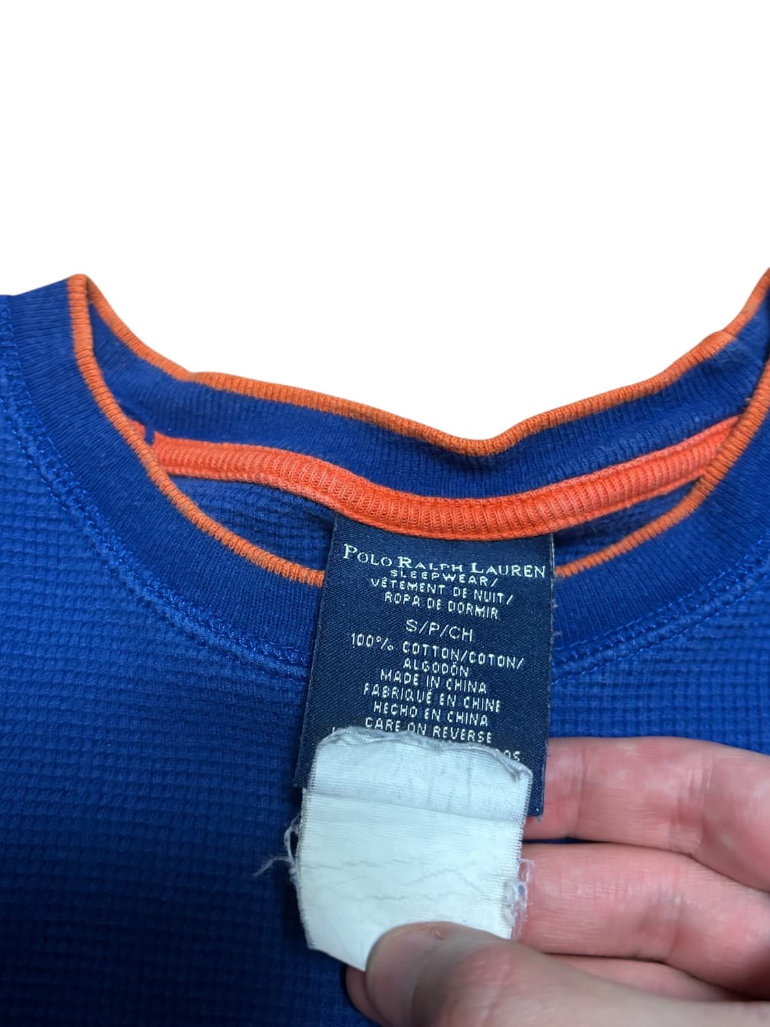 폴로 랄프로렌 와플 롱슬리브 상품이미지4