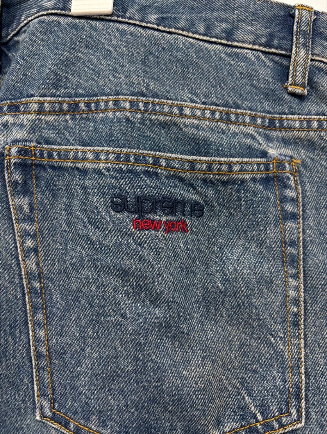 슈프림 배기진 워시드 인디고 상품이미지4