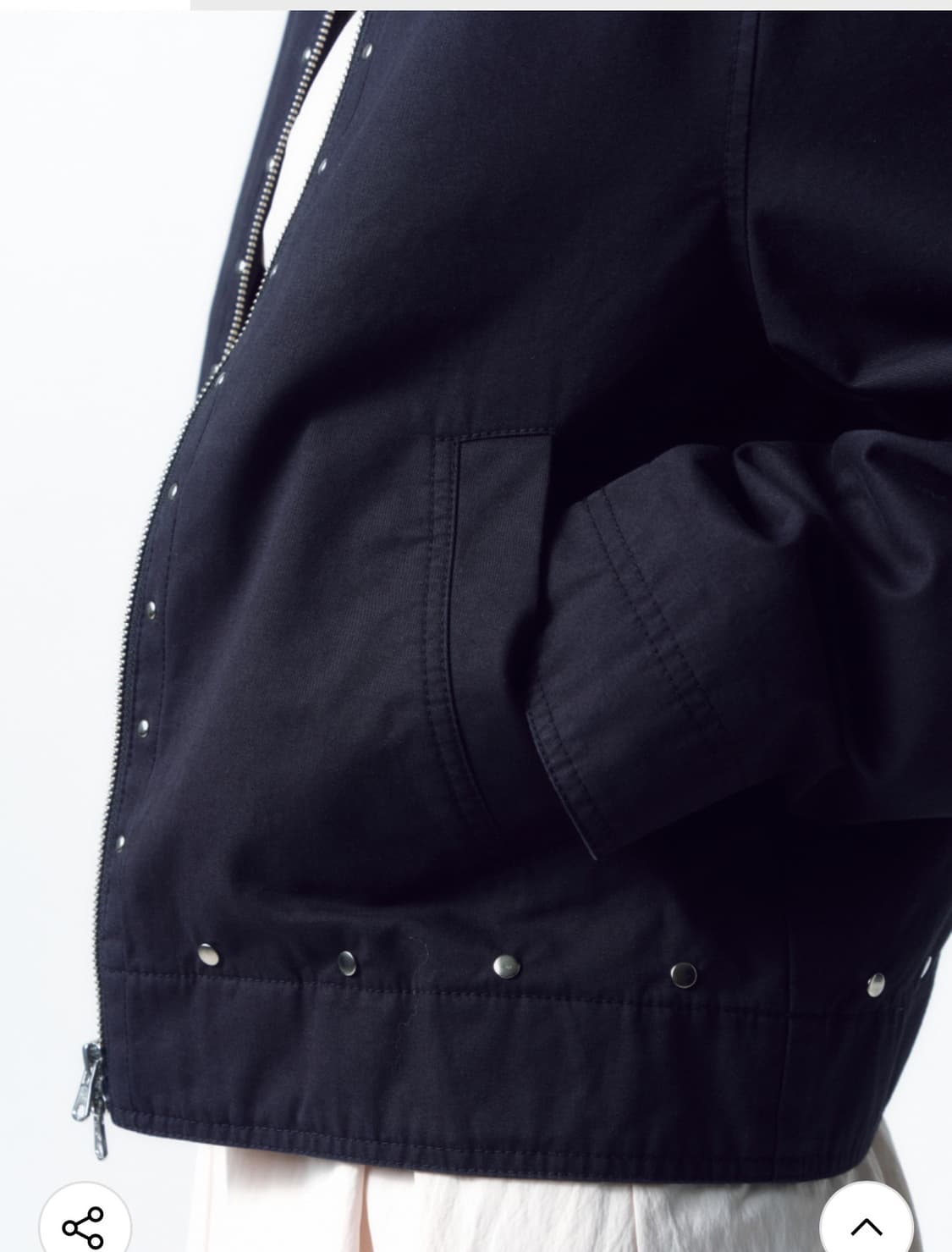인사일런스 코튼 스터드 자켓 M 상품이미지4
