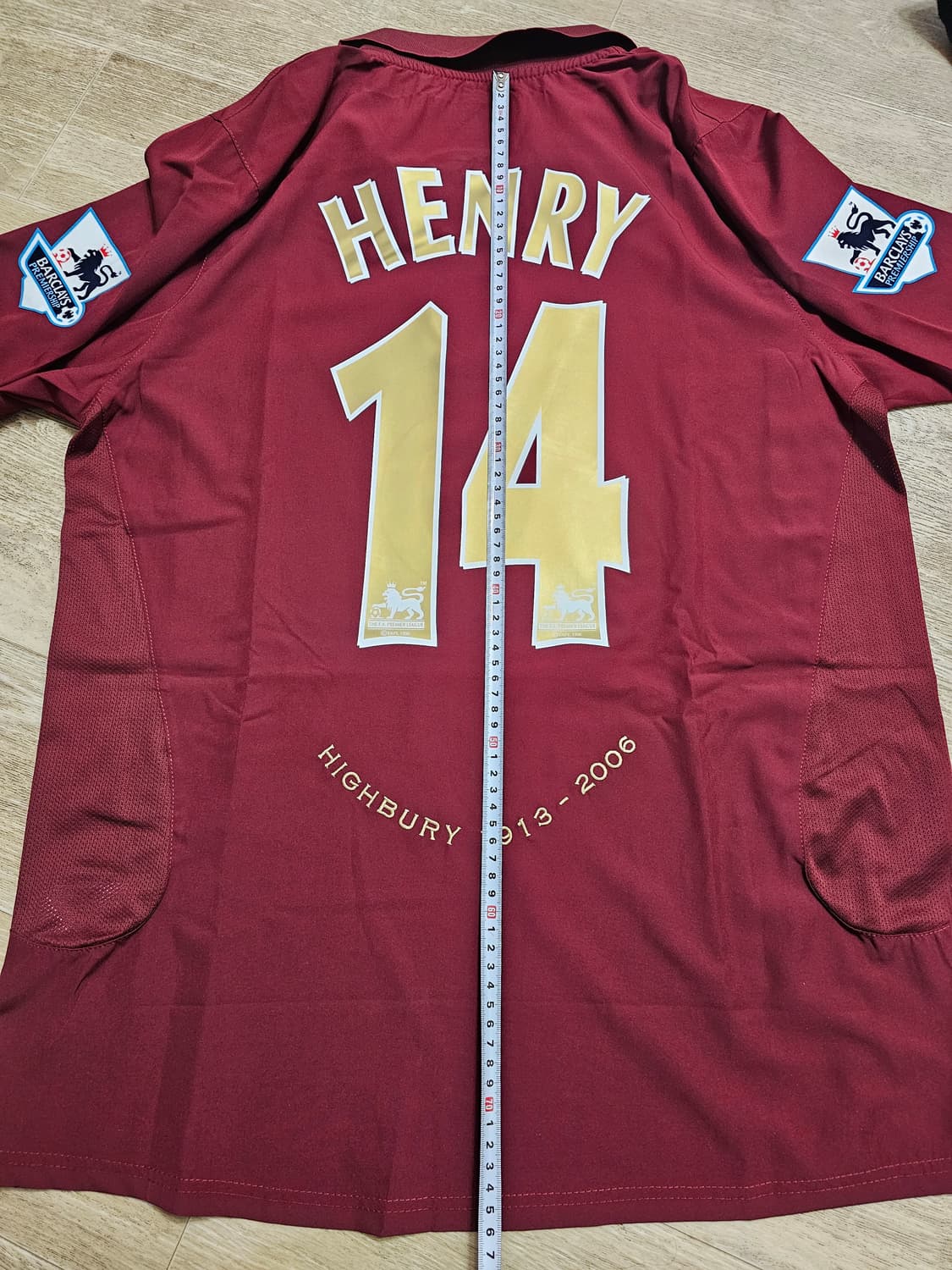 아스날 티에리 앙리 마킹 빈티지 유니폼 레트로 유니폼 상품이미지10