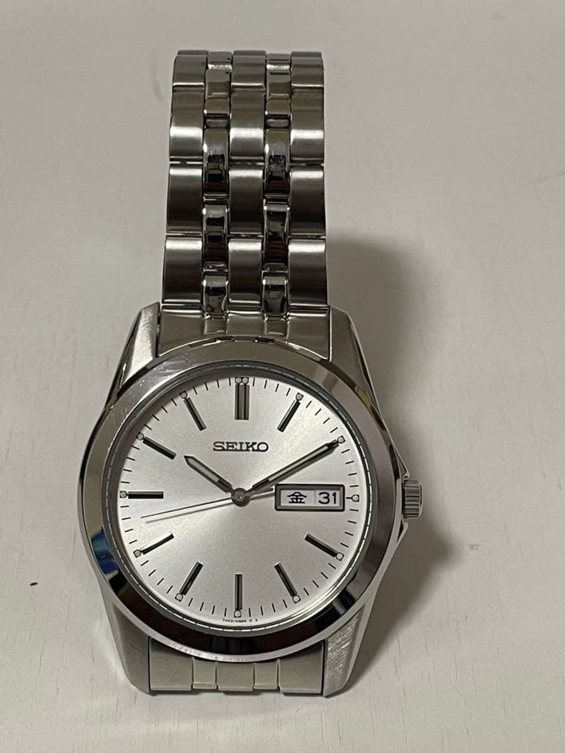 세이코 셀렉션/스피릿 실버 쿼츠 시계 상품이미지1