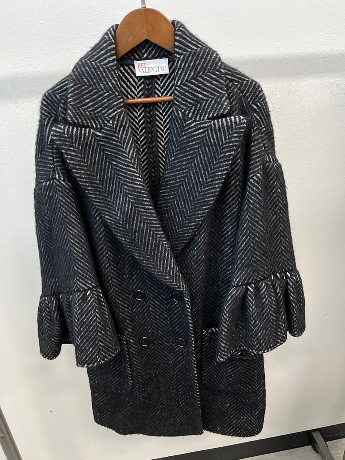 여) 발렌티노 러플슬리브 울코트  상품이미지5