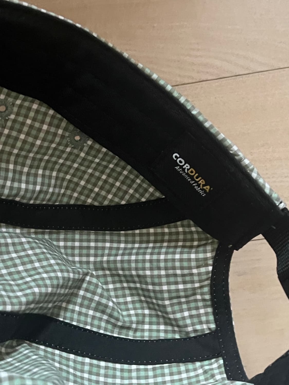 슈프림 코듀라 플레이드 캠프캡 올리브 - 25SS 상품이미지3