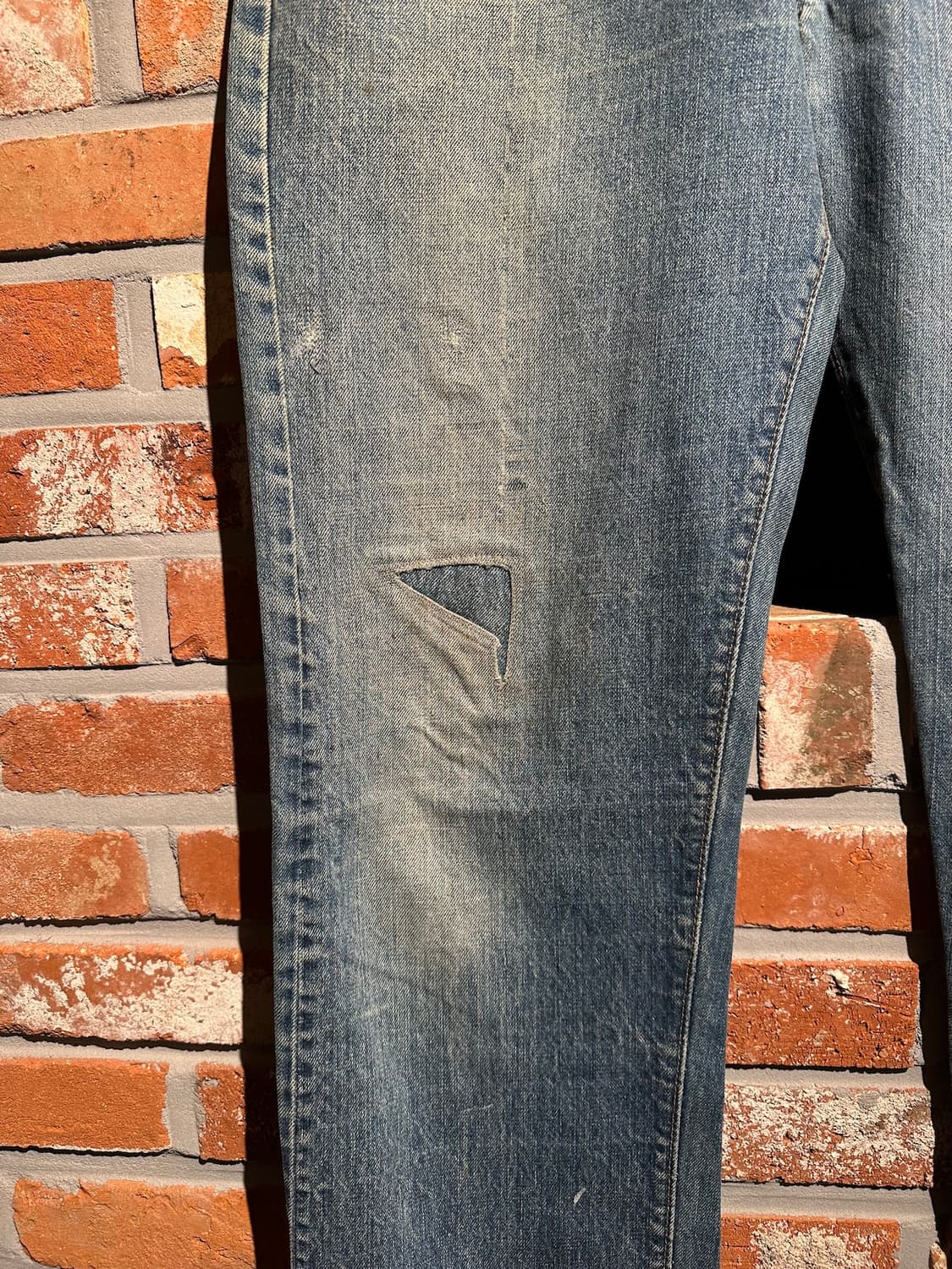 70s USA 빈티지 리바이스 505 66전기 데님 팬츠 상품이미지4