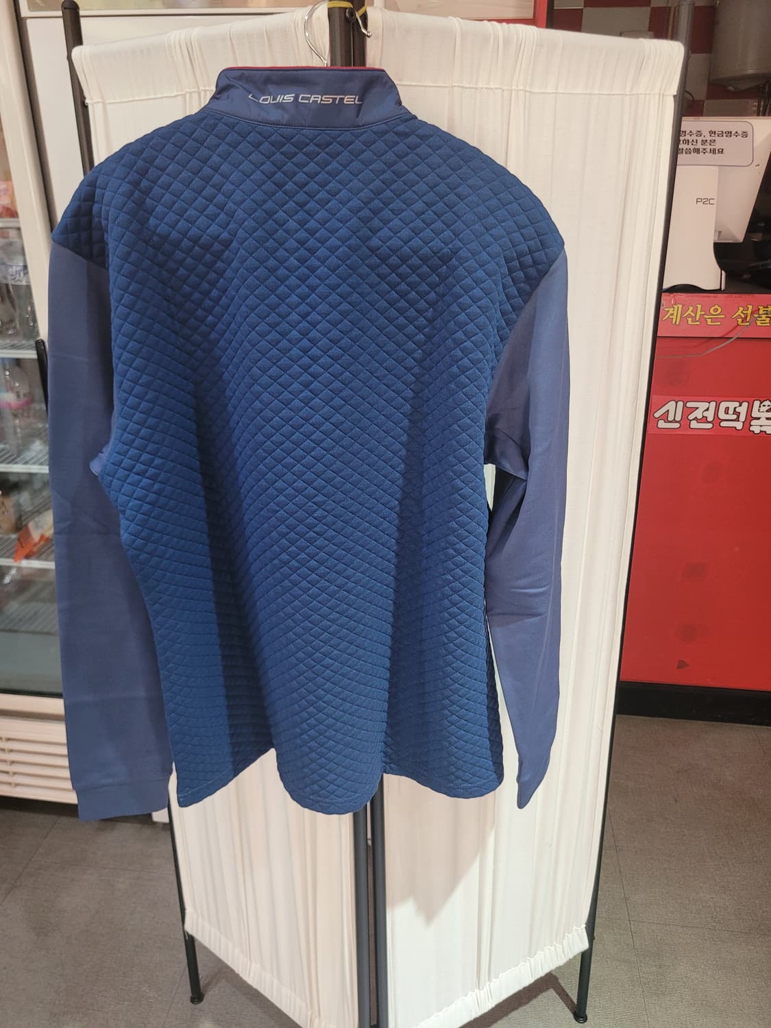 루이까스텔 우븐퀼팅 긴팔셔츠 105/새상품 상품이미지2