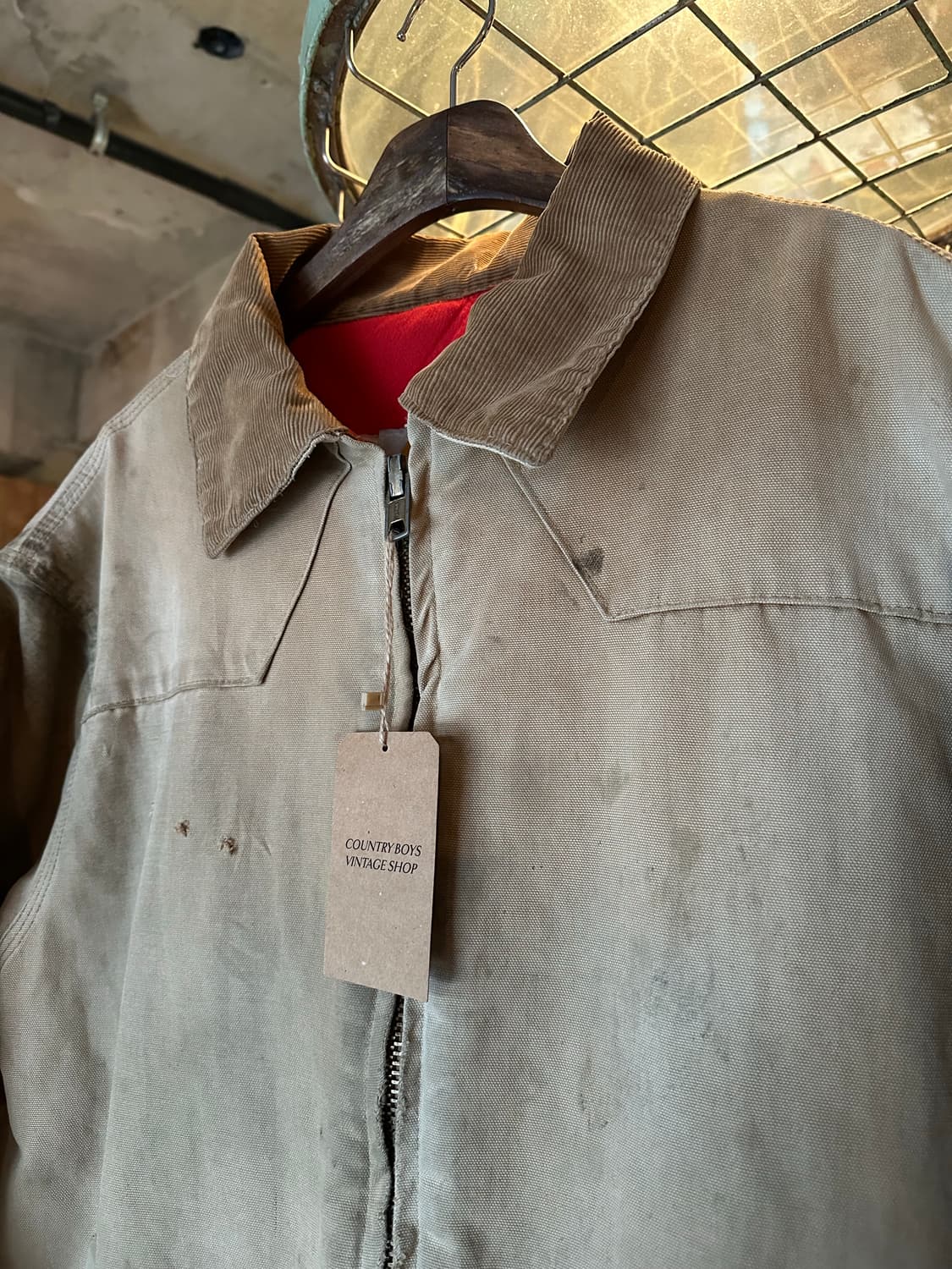 80s USA 빈티지 칼하트 산타페 워크 자켓 상품이미지4